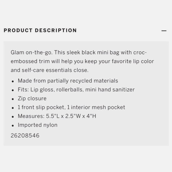 Victoria’s Secret Gloss & Go Mini Beauty Bag - Picture 7 of 7